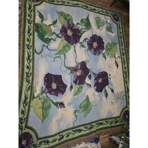 Sally Eckman‎ Roberts Extra Large Throw/tapistry/Rug 8ft 9in X 7ft 2in , Purple